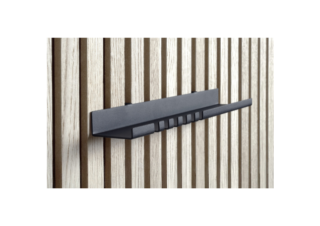Wandplank KEY voor akoestische panelen - Zwart - 300x60mm - Per stuk