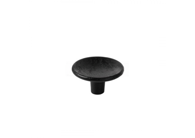 Houten Meubelknop rond Disc - Ø38mm - Hoogte: 20,4mm - Zwart