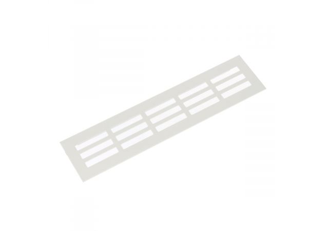 Aluminium ventilatierooster - 1000x150mm - Wit