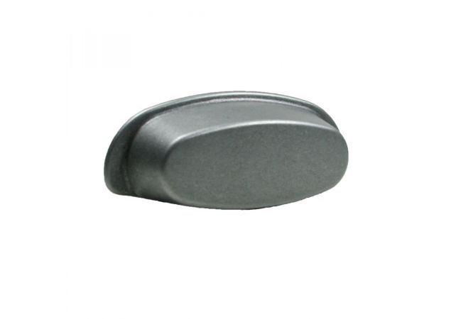 Komgreep - 95x38x64mm - Geoxideerd zink
