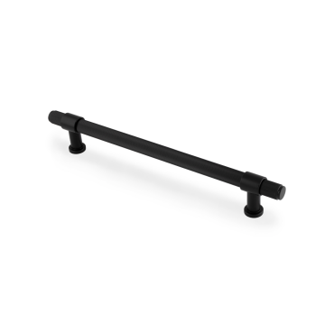 Meubelgreep Reeded 'Kingston' - Zwart - 284x44x224mm - AW839R-224-BL