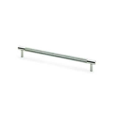 Meubelgreep Knurled 'Brunel' - Nikkel gepolijst - 249x33x224mm - AW810-224-PN