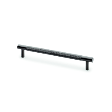 Meubelgreep Knurled 'Brunel' - PVD Antraciet - 185x33x160mm - AW810-160-DBZPVD
