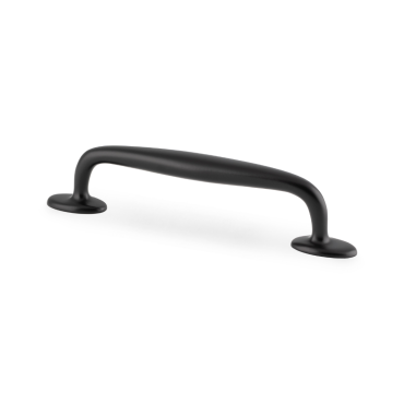 Meubelgreep 'Ashbury' - Zwart - 168x38x128mm - AW861-128-BL