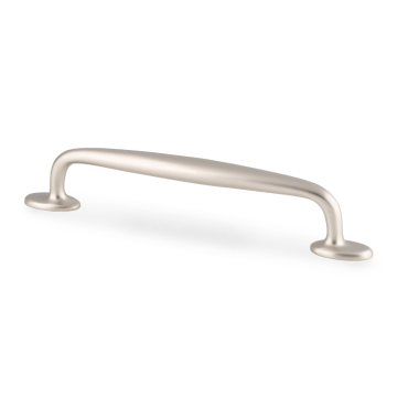Meubelgreep 'Ashbury' - Mat vernikkeld - 200x38x160mm - AW861-160-SN