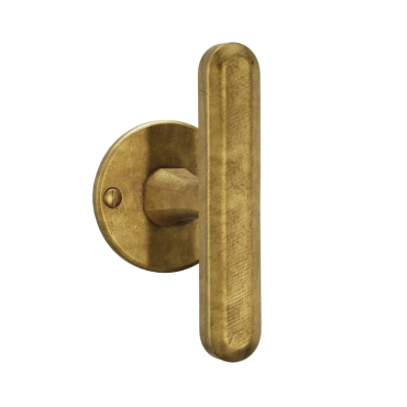 HDD Deurkruk Crafino Terra T-vorm - Craft goud - Rond rozet Ø50mm