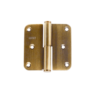 Paumelle HDD 80x80x2.5 brons Rechts