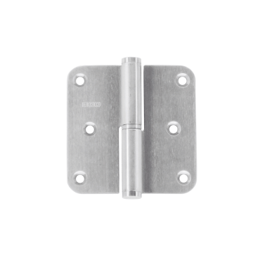 Paumelle HDD 80x80x2.5 rvs geborsteld Links