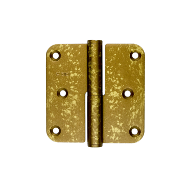 Paumelle HDD 80x80x2.5 antiek goud Links