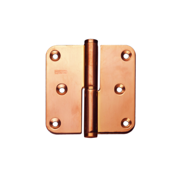 Paumelle HDD 80x80x2.5 rood koper Links