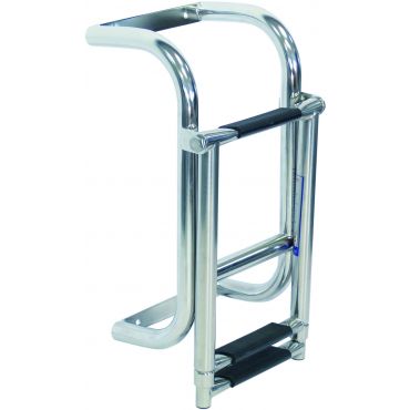 Zwemtrap Telescopisch uitrekbaar L1 450mm L2 700mm B 200mm Rvs 316