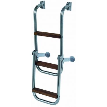 Zwemladder Klapbaar 3 treden L 800mm L1 580mm B 250mm Rvs 316