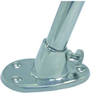 Vlaggenstokhouder t.b.v Ø 19mm vlaggenstok B 50mm L 85mm Rvs 316
