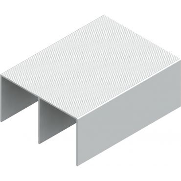 Schuifdeurrail Aluminium - 6000mm