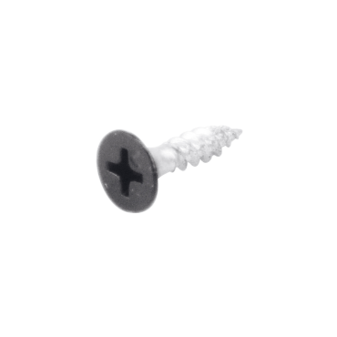 HDD schroef voor paumelle 4x16mm mat zwart