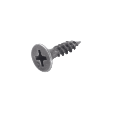 HDD schroef voor paumelle 4x16mm antiek zilver