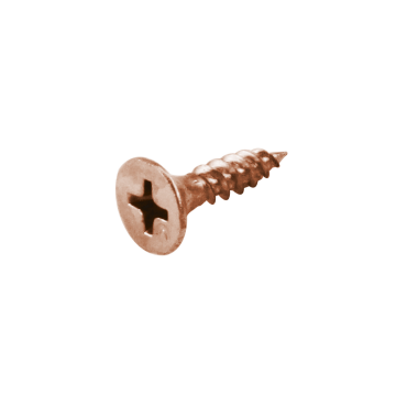 HDD schroef voor paumelle 4x20mm rood koper