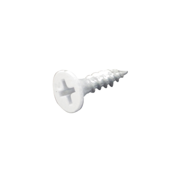 HDD schroef voor paumelle 4x20mm wit