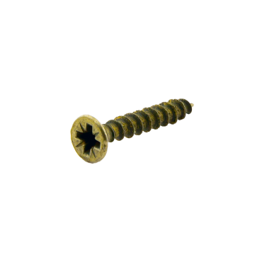 HDD schroef voor paumelle 4x35mm mat brons