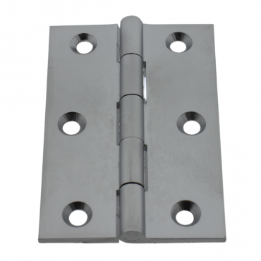 Scharnier rechte hoek 60x40mm vaste pen Messing Matchroom