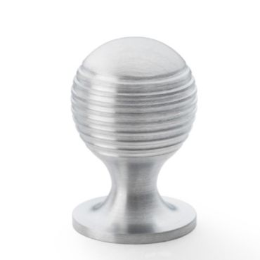 Meubelknop Caesar - Mat chroom - Ø25mm - Hoogte 38mm - AW832-25-SC