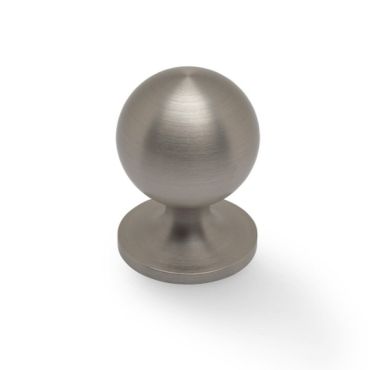 Meubelknop Plain Caesar - Mat vernikkeld - Ø32mm - Hoogte 44mm - AW844-32-SN