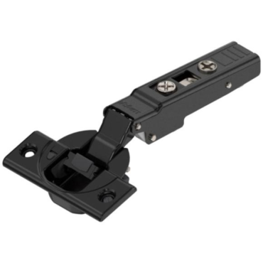 Blum potscharnier - Opschroef - Soft-close - Opliggend - 73B3550 - Voor grotere frontopdek - Onyx Zwart