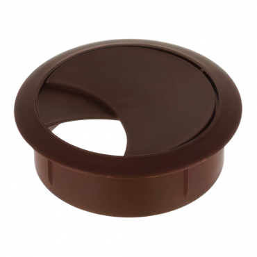 Kabeldoorvoer - Bruin - Boordiameter: ø60mm - Diepte: 20mm - Diameter: ø69mm - Rond