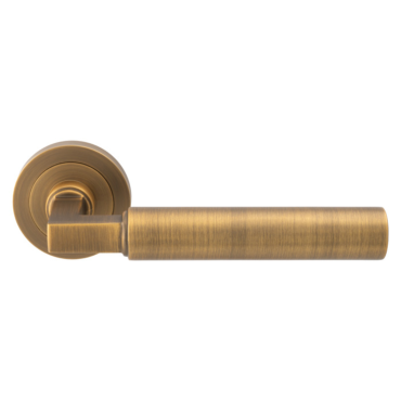 Deurkruk 'Amiata' - Antiek messing - Rond rozet Ø50mm - EUL040AB