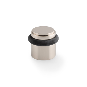 Deurstopper Plain 'Brunel' - Gepolijst nikkel - Vloermontage - AW639PPN