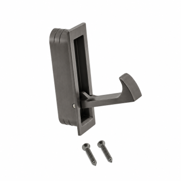 Uitklapbare jashaak PVD Antraciet 70x19mm Diepte: 16mm