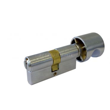 Knopcilinder K30/30mm Messing Matchroom Zeewaterbestendig met versmalde meenemer