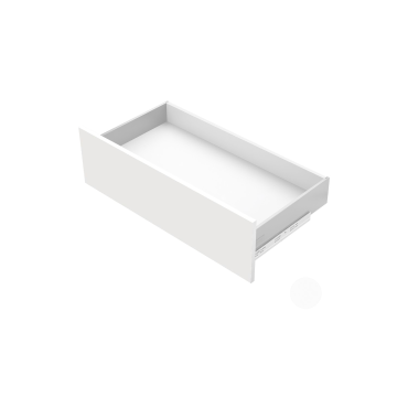 Lade op maat - Push to open - Hoogte: 120mm - Diepte: 550mm - Wit