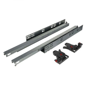 Ladegeleider bodemmontage - 600mm - Soft-close - 40kg draagvermogen