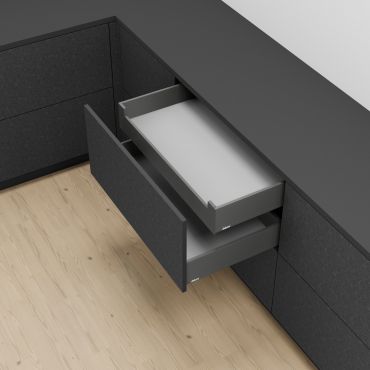 Blum Legrabox binnenlade - Hoogte K (142mm) - 450mm - 40kg - Oriongrijs