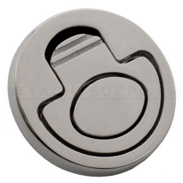 Luikring met veer RVS 316 gepolijst rond Ø50mm 