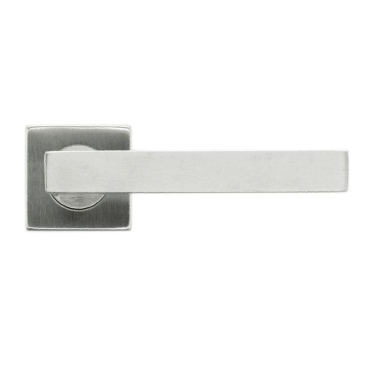 HDD Deurkruk PRO Flat Kubic 19x19mm rvs inox plus geborsteld