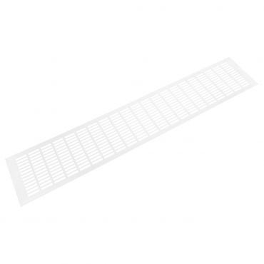 Aluminium ventilatierooster - 800x150mm - Wit