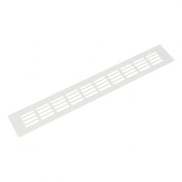 Aluminium ventilatierooster - 400x60mm - Wit