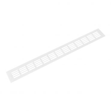 Aluminium ventilatierooster - 500x60mm - Wit