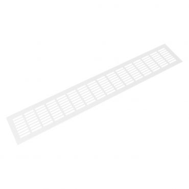 Aluminium ventilatierooster - 600x100mm - Wit