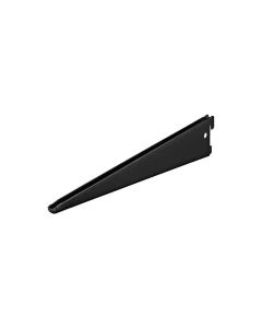 Plankdrager Zwart voor dubbele wandrail 170mm.