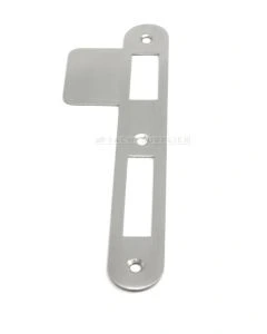 Sluitplaat 180x25x1,5mm - Rechts - Profielcilinder/Klavier/WC - RVS (Inox) Geborsteld - S&B N-220031.0