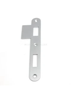 Sluitplaat 104K 150mm rond - Rechts - WC/Profielcilinder - Messing mat chroom - S&B 224031.9