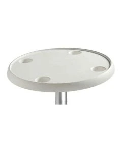 Tafelblad Ø650mm - Wit - Kunststof - Rond