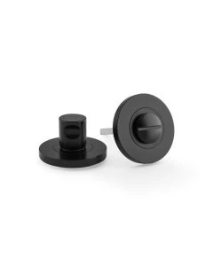 WC-Garnituur set Plain - Ø50mm - Mat zwart