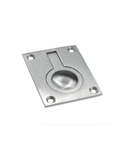 Luikring Messing mat chroom 63x50mm  - FRP63SC