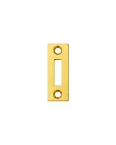 Sluitplaat tbv profielschuif  Messing gepolijst