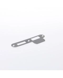 Sluitplaat Profielcilinder/Wc 1200  Ls/Rs  RVS Afgerond