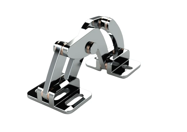 Luikscharnier Spider hinge Compact Slim Rvs 316 gepolijst - 0 tot 178° - Type YLSCRIS